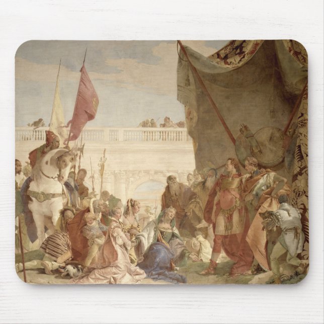 The Family of Darius before Alexander Mouse Pad (Front)