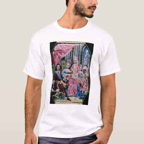 The Family of Emperor Peter I the Great  1717 T_Shirt