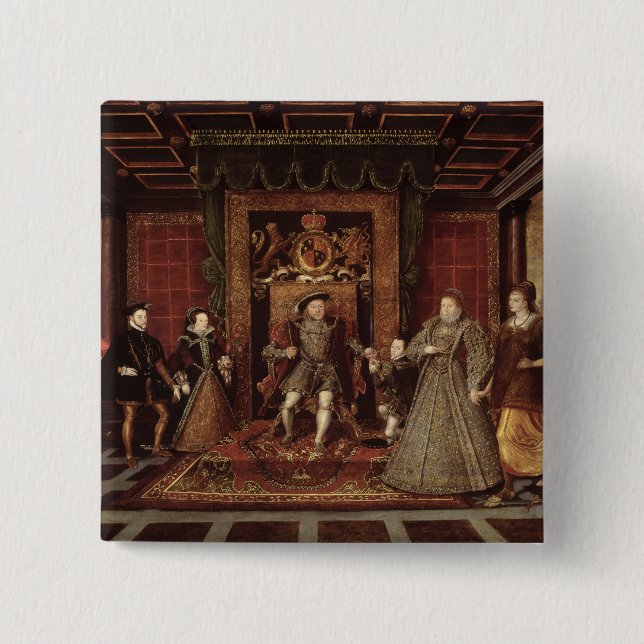 The Family of Henry VIII: Button (Front)