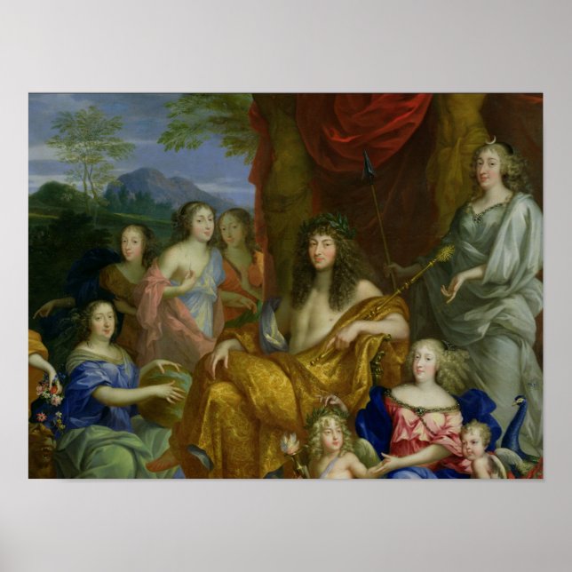 The Family of Louis XIV  1670 Poster (Front)