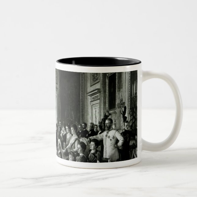 The Family of Queen Victoria, 1887 Two-Tone Coffee Mug (Right)