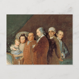 The Family of the Infante Don Luis de Borbon Postcard