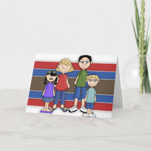 The Family Portrait Father's Day Greeting Card