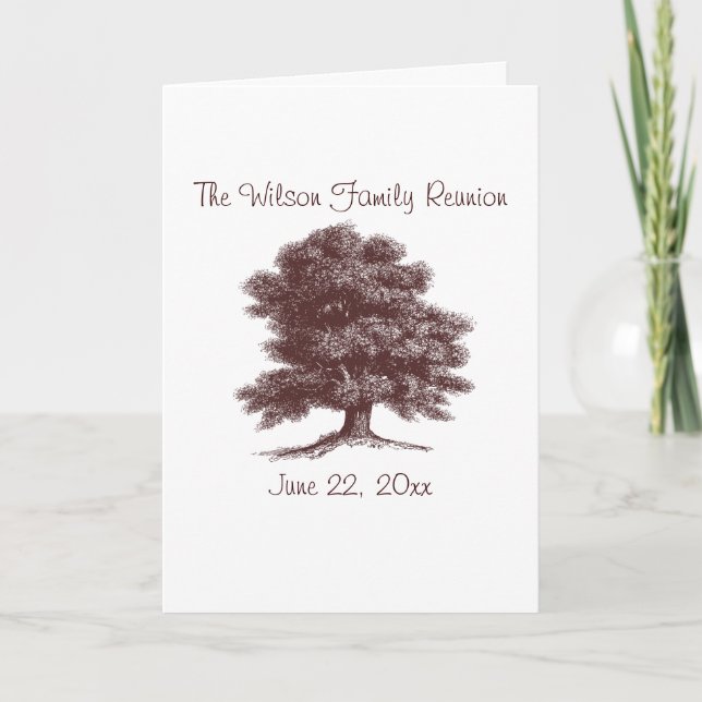 The Family Tree Invitation (Front)