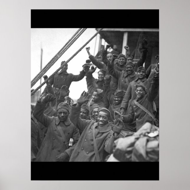 The famous 369th arrive in N.Y. City_War Image Poster (Front)