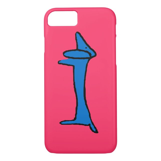 The Famous Blue Dachshund Case-Mate iPhone Case (Back)