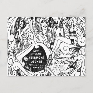 The Famous Clairmont Lounge Postcard