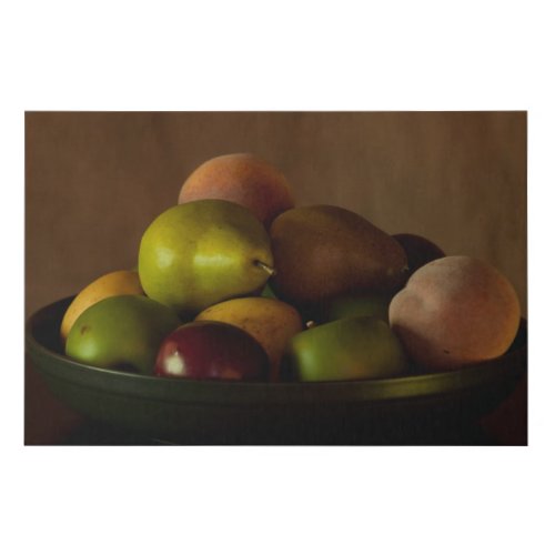 The Famous Fruit Bowl Faux Canvas Print