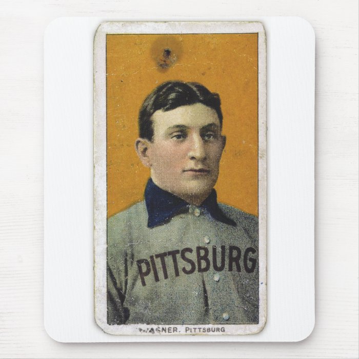The Famous Honus Wagner T206 Basecard Mouse Pads