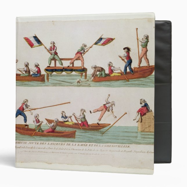 The Famous Joust between the Lancers 3 Ring Binder (Front/Inside)