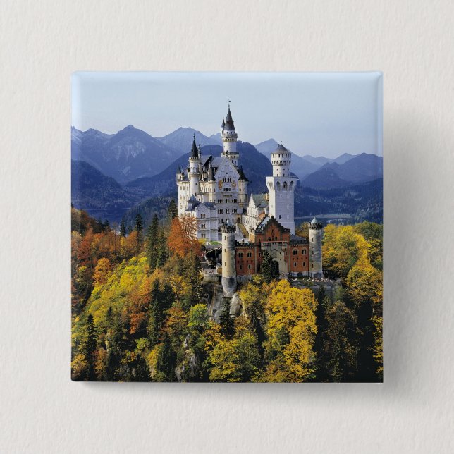 The fanciful Neuschwanstein is one of three Button (Front)