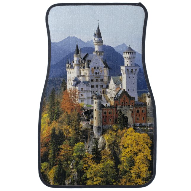 The fanciful Neuschwanstein is one of three Car Floor Mat (Front)