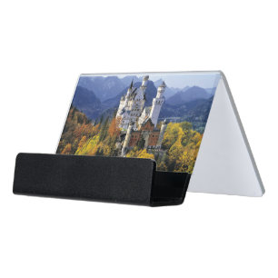 The fanciful Neuschwanstein is one of three Desk Business Card Holder