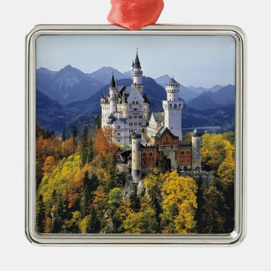 The fanciful Neuschwanstein is one of three Metal Ornament