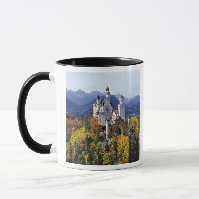 The fanciful Neuschwanstein is one of three Mug (Left)