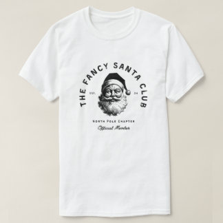 ‘The Fancy Santa Club’ - Christmas Art Print  T-Shirt