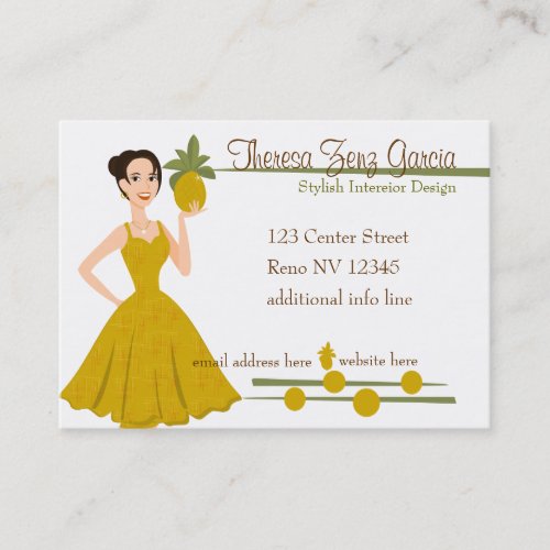 The Fantastic Pineapple Business Card Templates