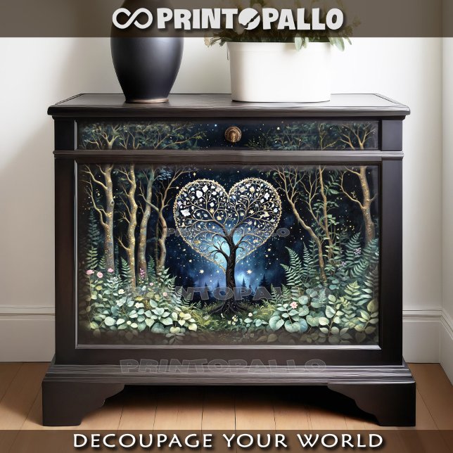 The Fantasy tree of Love in th Enchanted Garden -  Tissue Paper (Creator Uploaded)