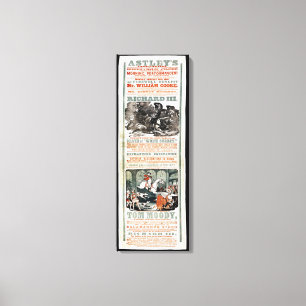 The Farewell Benefit of Mr. William Cooke Canvas Print