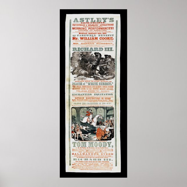 The Farewell Benefit of Mr. William Cooke Poster (Front)