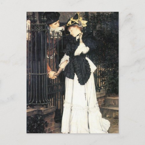 The farewell by James Tissot Postcard