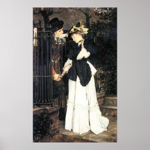 The farewell by James Tissot Poster