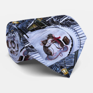 The Farewell Kiss Painting by Alfred Fox Neck Tie
