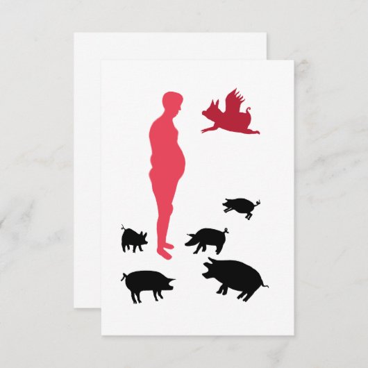 The Farm Happy Meal Vegeterian Postcard (Front/Back)