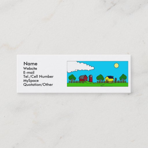 Customizable The Farm Business Card
