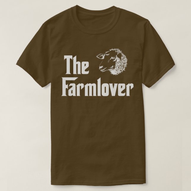 The Farmlover Funny Sheep Farm Sheeps Farmer Humor T-Shirt (Design Front)