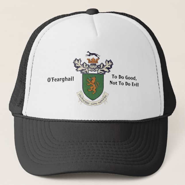 The Farrell Clan of Ireland coat of arms Trucker Hat (Front)