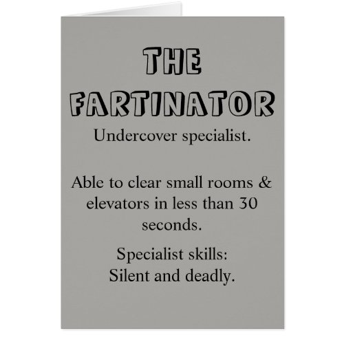 The Fartinator Happy Fathers Day