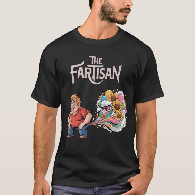 The Fartisan - Farting Flowers & Balloons Tee (Front)