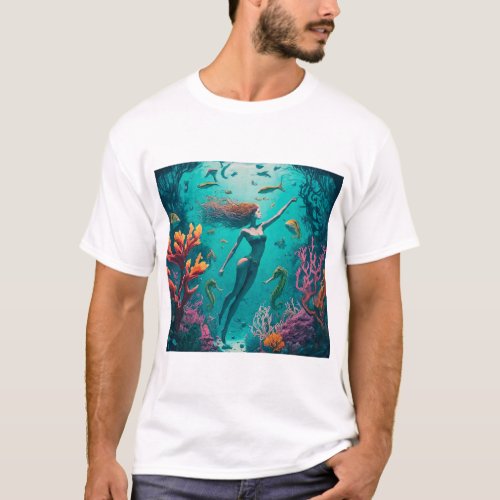 The fascinating depths and struggles of life T_Shirt
