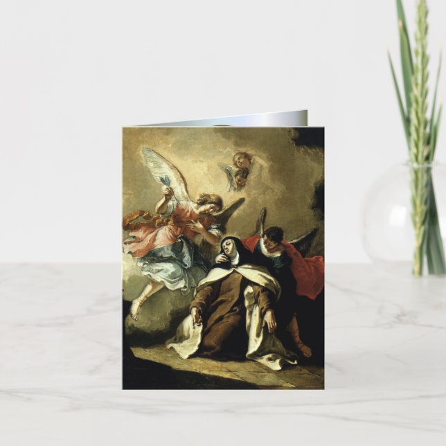 The Fascination of St Therese - Fontebasso Card (Front)