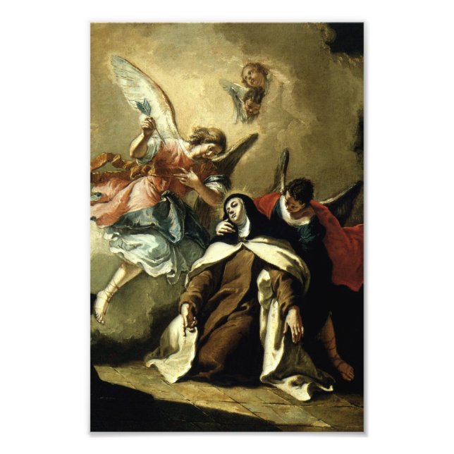 The Fascination of St Therese - Fontebasso Photo Print (Front)