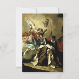 The Fascination of St Therese - Fontebasso Thank You Card