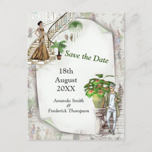 The Fashion designer Announcement Postcard