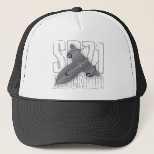 The fastest supersonic spy plane SR_71 Blackbird Trucker Hat