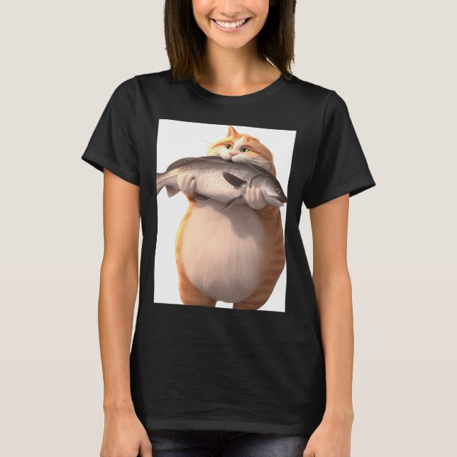 The fat cat T-Shirt (Front)