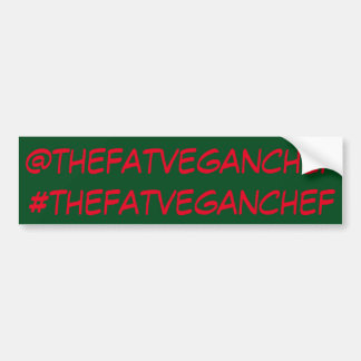 The Fat Vegan Chef social media sticker
