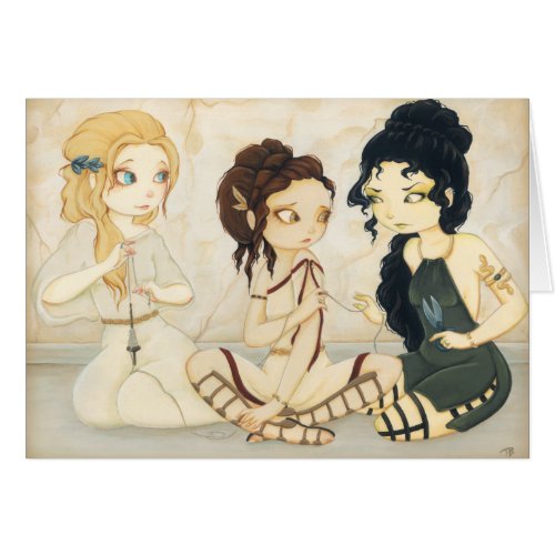 The Fates- Greek mythology card