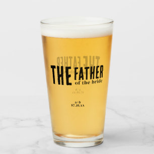 The Father of the Bride Tumbler Glass
