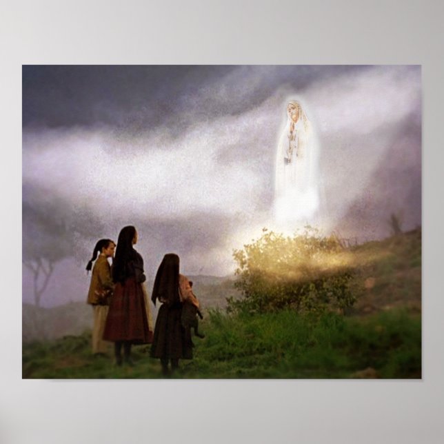 The Fatima Apparition Devotional Image Poster (Front)