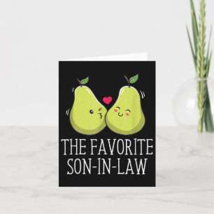 The Favorite Son-in-law Groom Funny Husband To Be Card