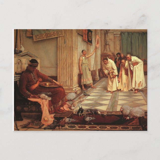 The Favorites of the Emperor Honorius Postcard (Front)