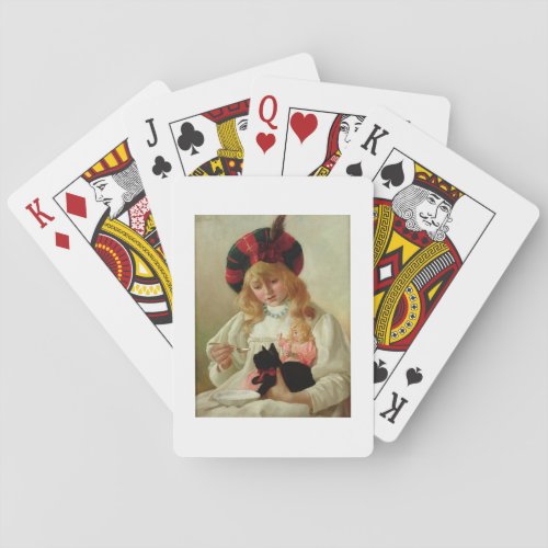 The Favourites 1895 oil on canvas Poker Cards