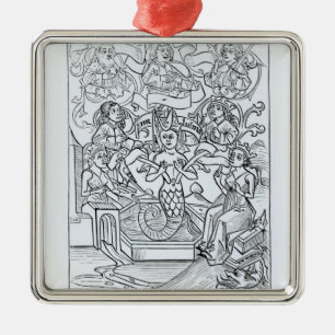 The Fay Melusine Metal Ornament