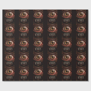 The Fear of Eyes – Creepy Gothic Horror Halloween Wrapping Paper