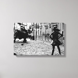 The Fearless Girl Canvas Print